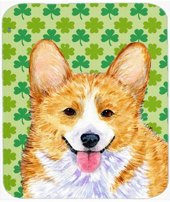 

Caroline's Treasures Corgi St. Patrick's Day Shamrock Portrait MousePad Mousepad(Multicolor)