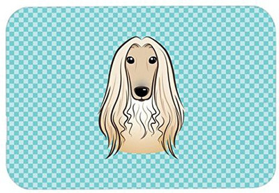 

Caroline's Treasures Checkerboard Blue Afghan Hound MousePad Mousepad(Multicolor)