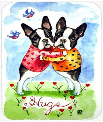

Caroline's Treasures Hugs Boston Terrier MousePad Mousepad(Multicolor)