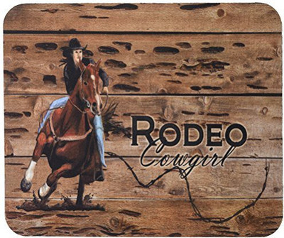

Caroline's Treasures Rodeo Cowgirl Barrel Racer MousePad Mousepad(Multicolor)