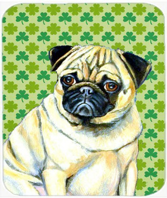 

Caroline's Treasures Pug St. Patrick's Day Shamrock Portrait MousePad Mousepad(Multicolor)