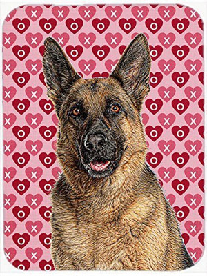 

Caroline's Treasures Hearts Love & Valentine's Day German Shepherd MousePad Mousepad(Multicolor)
