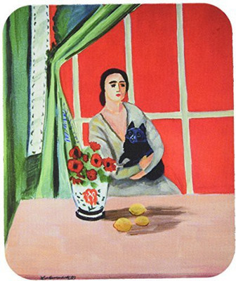 

Caroline's Treasures Lady with Her Schipperke MousePad Mousepad(Multicolor)