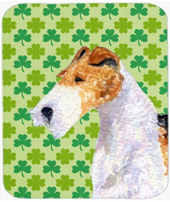 

Caroline's Treasures Fox Terrier St. Patrick's Day Shamrock Portrait MousePad Mousepad(Multicolor)