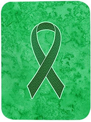 

Caroline's Treasures Kelly Green Ribbon for Kidney Cancer Awareness MousePad Mousepad(Multicolor)
