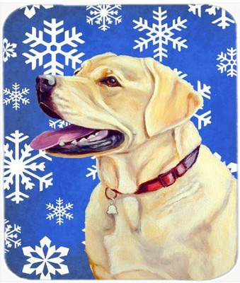 

Caroline's Treasures Labrador Winter Snowflakes Holiday MousePad Mousepad(Multicolor)