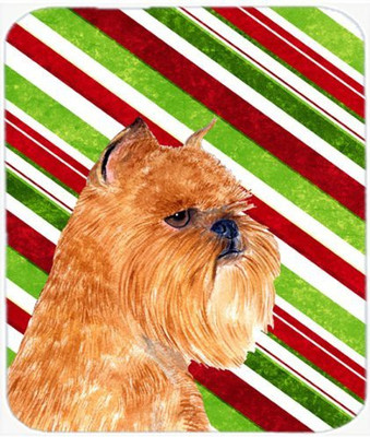 

Caroline's Treasures Brussels Griffon Candy Cane Holiday Christmas MousePad Mousepad(Multicolor)