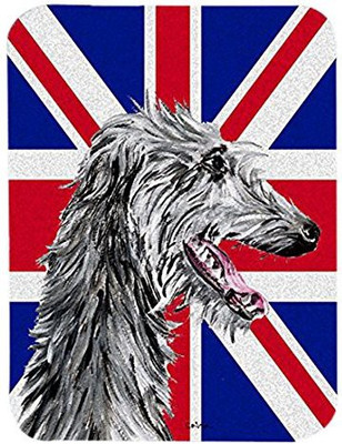 

Caroline's Treasures Scottish Deerhound with English Union Jack British Flag MousePad Mousepad(Multicolor)