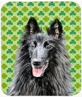 

Caroline's Treasures Belgian Sheepdog St. Patrick's Day Shamrock MousePad Mousepad(Multicolor)