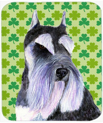 

Caroline's Treasures Schnauzer St. Patrick's Day Shamrock Portrait MousePad Mousepad(Multicolor)