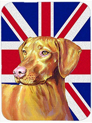 

Caroline's Treasures Vizsla with English Union Jack British Flag MousePad Mousepad(Multicolor)
