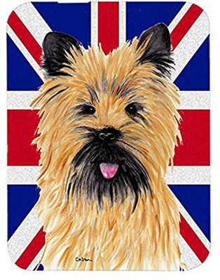 

Caroline's Treasures Cairn Terrier with English Union Jack British Flag Mouse Pad Mousepad(Multicolor)