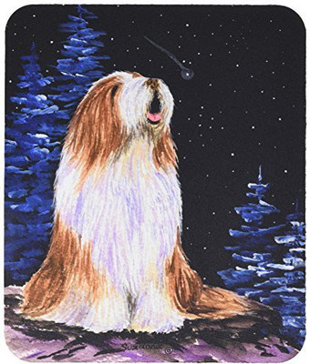 

Caroline's Treasures Starry Night Bearded Collie MousePad Mousepad(Multicolor)