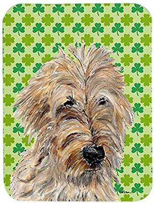 

Caroline's Treasures Golden Doodle 2 Lucky Shamrock St. Patrick's Day MousePad Mousepad(Multicolor)