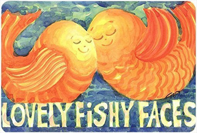

Caroline's Treasures Fish - Kissing Fish MousePad Mousepad(Multicolor)