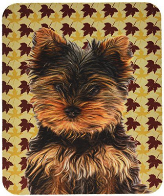 

Caroline's Treasures Fall Leaves Yorkie Puppy/Yorkshire Terrier MousePad Mousepad(Multicolor)