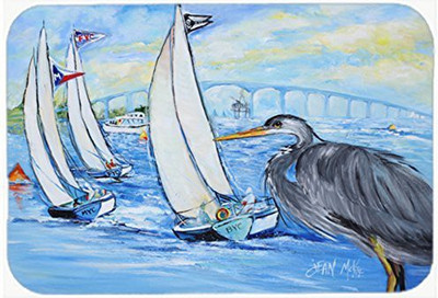 

Caroline's Treasures Blue Heron Sailboats Dog River Bridge MousePad Mousepad(Multicolor)