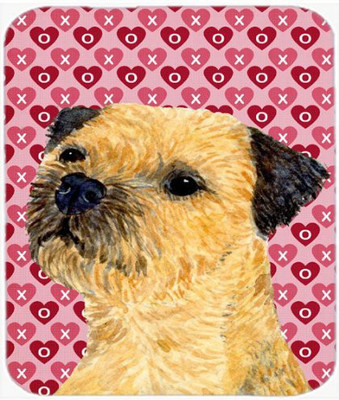 

Caroline's Treasures Border Terrier Hearts Love & Valentine's Day MousePad Mousepad(Multicolor)