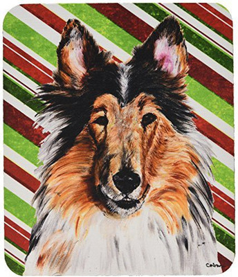 

Caroline's Treasures Collie Candy Cane Christmas MousePad Mousepad(Multicolor)