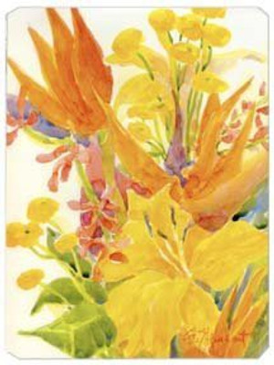 

Caroline's Treasures Flower, Bird of Paradise & Hibiscus MousePad Mousepad(Multicolor)