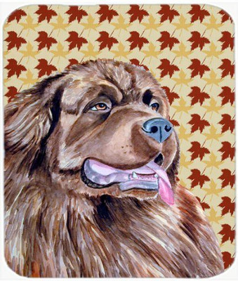 

Caroline's Treasures Newfoundland Fall Leaves Portrait MousePad Mousepad(Multicolor)