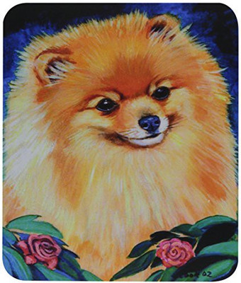 

Caroline's Treasures Pomeranian Garden Bud MousePad Mousepad(Multicolor)