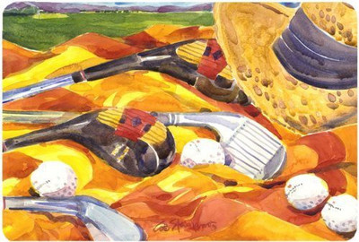 

Caroline's Treasures Golf Clubs Golfer MousePad Mousepad(Multicolor)