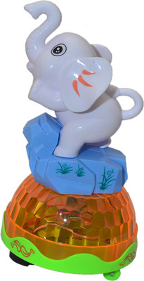

Origin Musical elephant With Light And Music(Multicolor)