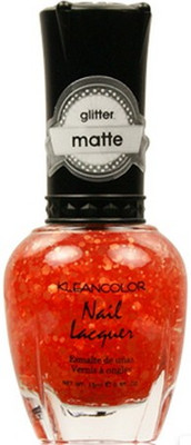 

KleanColor Glitter Matte Nail Lacquer Poppy Field(Pack of 6)