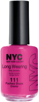 

Nyc Long Wearing Nail Enamel Fuchisia Shock Creme(Pack of 6)