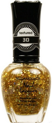 KleanColor 3D Nail Lacquer Almost Good As Gold(Pack of 3)