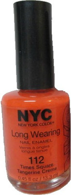 

Nyc Long Wearing Nail Enamel Times Square Tangerine(Pack of 6)