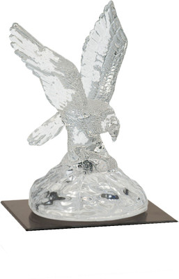 

Gooddeals Achievers Trophy Eagle with spread wings Crystal Paper Weights with Clear Transarent finish(Set Of 1, White)