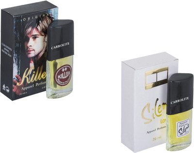

Carrolite Set of 2 Killer-Silent Love Perfume Eau de Parfum - 20 ml(For Men & Women)