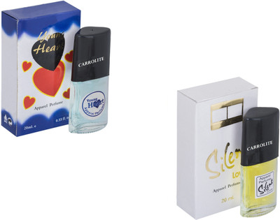 

Carrolite Set of 2 Silent Love-Younge Heart Blue Perfume Eau de Parfum - 20 ml(For Men & Women)
