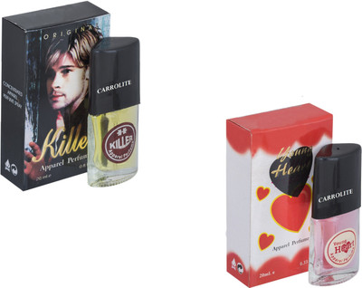 

Carrolite Set of 2 Killer-Younge Heart Red Perfume Eau de Parfum - 20 ml(For Men & Women)