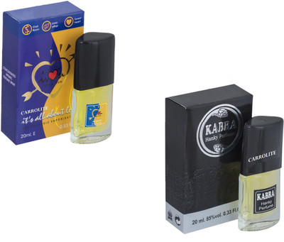 

Carrolite Set of 2 ILU-Kabra Black Perfume Eau de Parfum - 20 ml(For Men & Women)