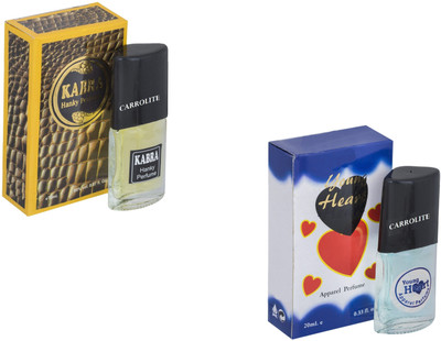 

Carrolite Set of 2 Kabra Yellow-Younge Heart Blue Perfume Eau de Parfum - 20 ml(For Men & Women)