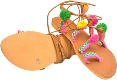 

INDCROWN Women Pink Flats