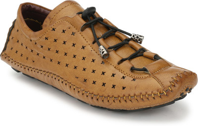 

ANNI INTERNATIONAL Casual Driving Shoes(Teek) Driving Shoes For Men(Beige