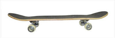 

Crown SKULL SKATEBOARD 8 inch x 31 inch Skateboard(Black, Pack of 1)