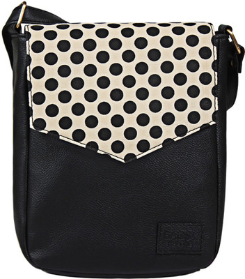 

Bagsy Malone Women Casual Black PU Sling Bag
