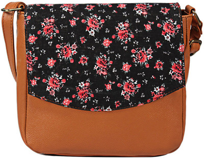 

Bagsy Malone Women Casual Tan PU Sling Bag