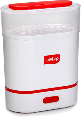 

LuvLap 3 in 1 Steam Sterilizer - 6 Slots(White, Red)
