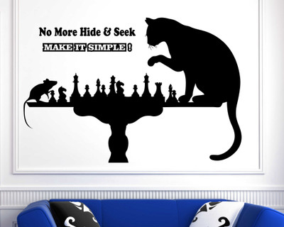 

RNG  wall Décor Sticker Sticker(Pack of 1, Black