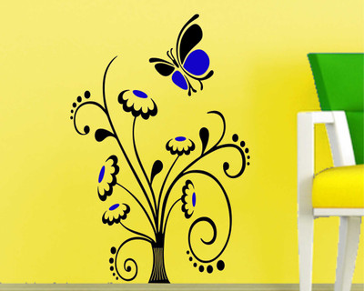 RNG 60 cm butterfly effect Self Adhesive Sticker(Pack of 1)