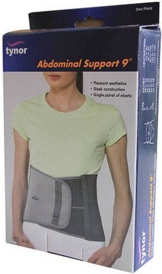 Tynor Abdominal Support for Post Operative/ Post Pregnancy - 9 Inches Large Waist Support, Grey