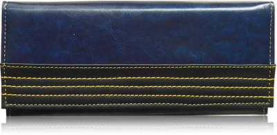 

SN LOUIS Women Casual Blue, Black Artificial Leather Wallet(5 Card Slots)