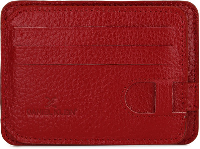 

Daniel Klein Men Red Genuine Leather Wallet(6 Card Slots)