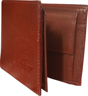 

DONARO Men Brown Genuine Leather Wallet(8 Card Slots)